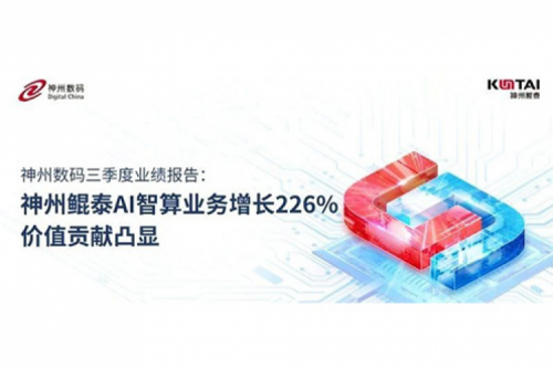 米兰电竞数码三季度业绩报告：神州AI智算业务增长226%，价值贡献凸显