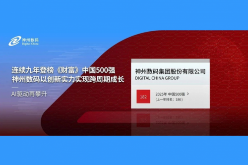 AI驱动再攀升，米兰电竞数码连续9年登榜《财富》中国500强